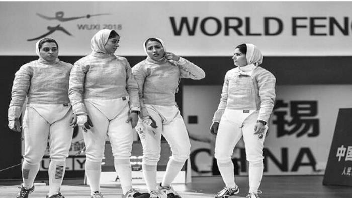  تیم سابر زنان ایران